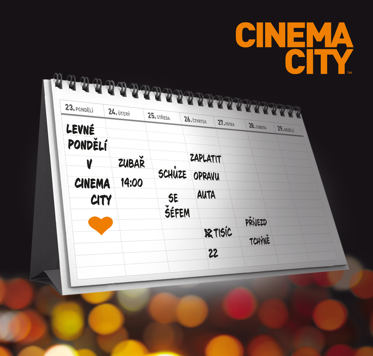 Cinema City Levné pondělí
